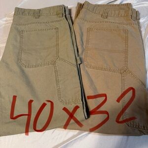 Men's Bootcut Jeans in Tan
